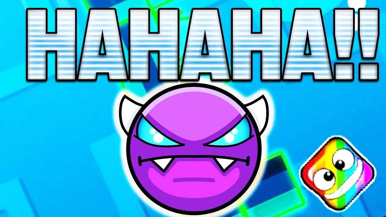 Geometry Dash Hahaha Hard Map